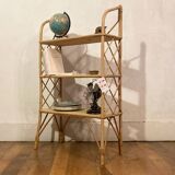 Rattan shelf