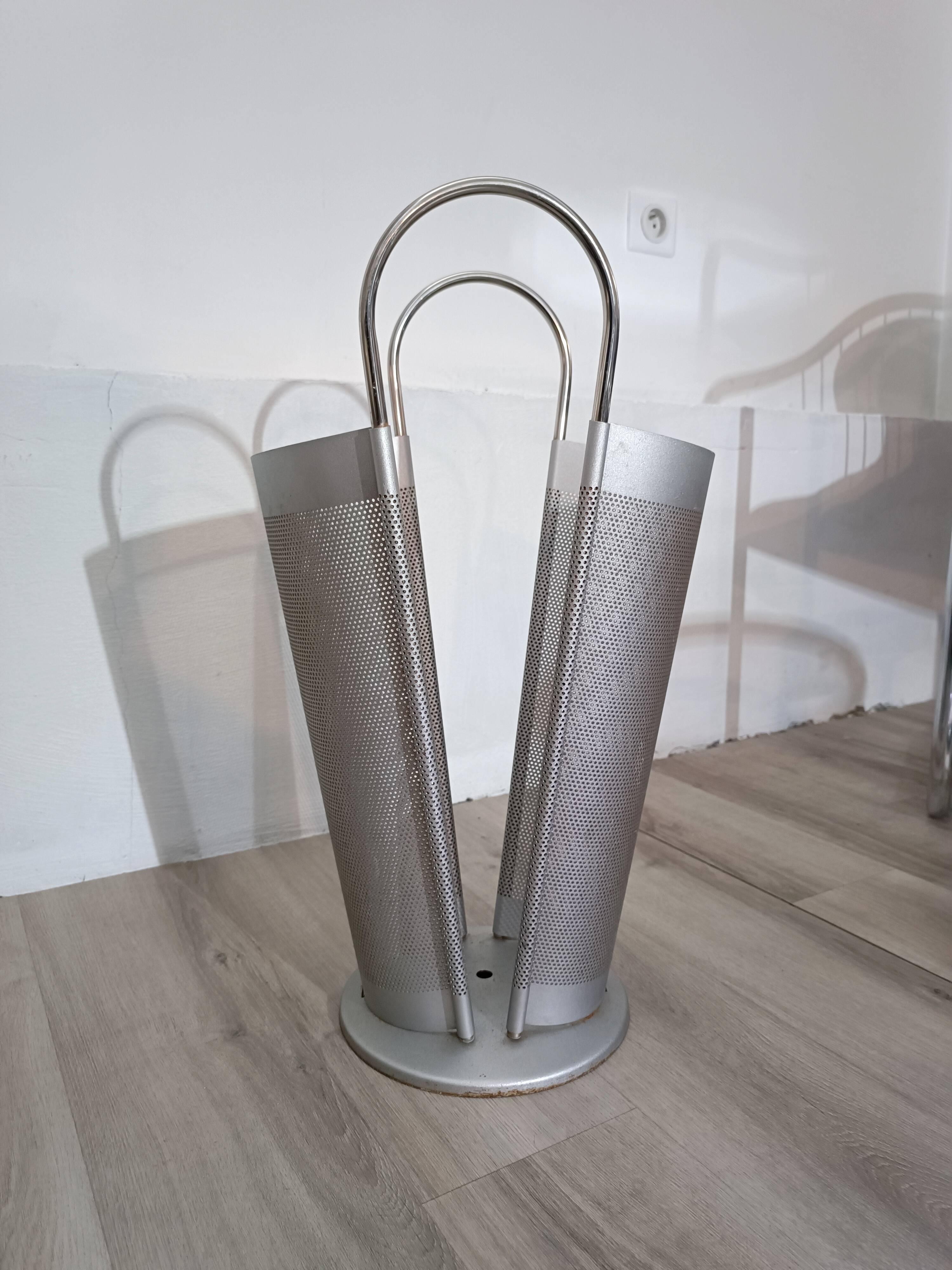 Magazine rack and umbrella stand Marius Mascagni 1970s