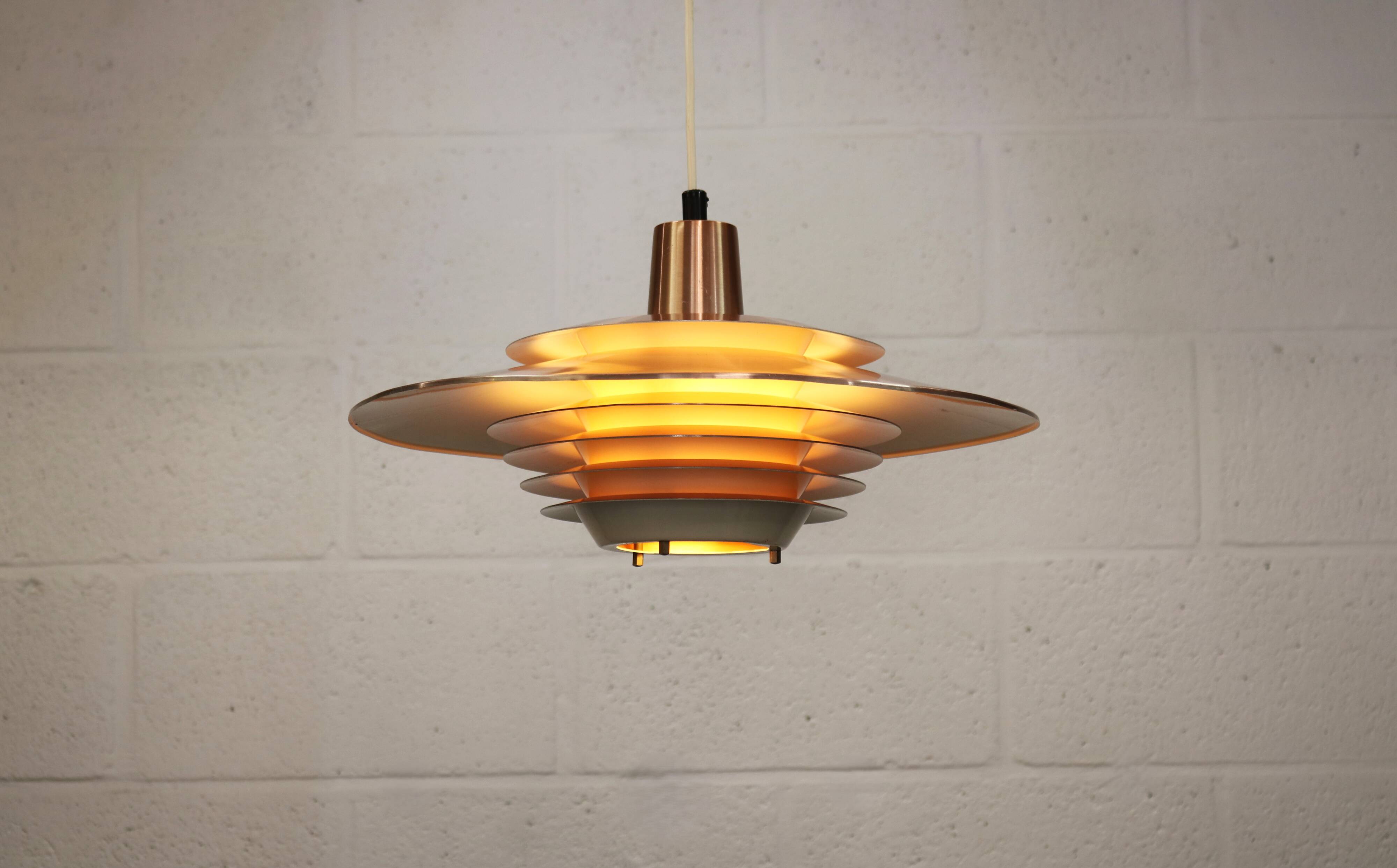 Very rare old Danish design lamp by Teknika model 410 - 60's