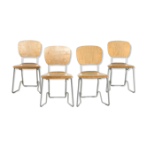 Chaises Alu-Flex par Armin Wirth, circa 1965