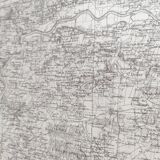 Old map St Nazaire Loire estuary 1940