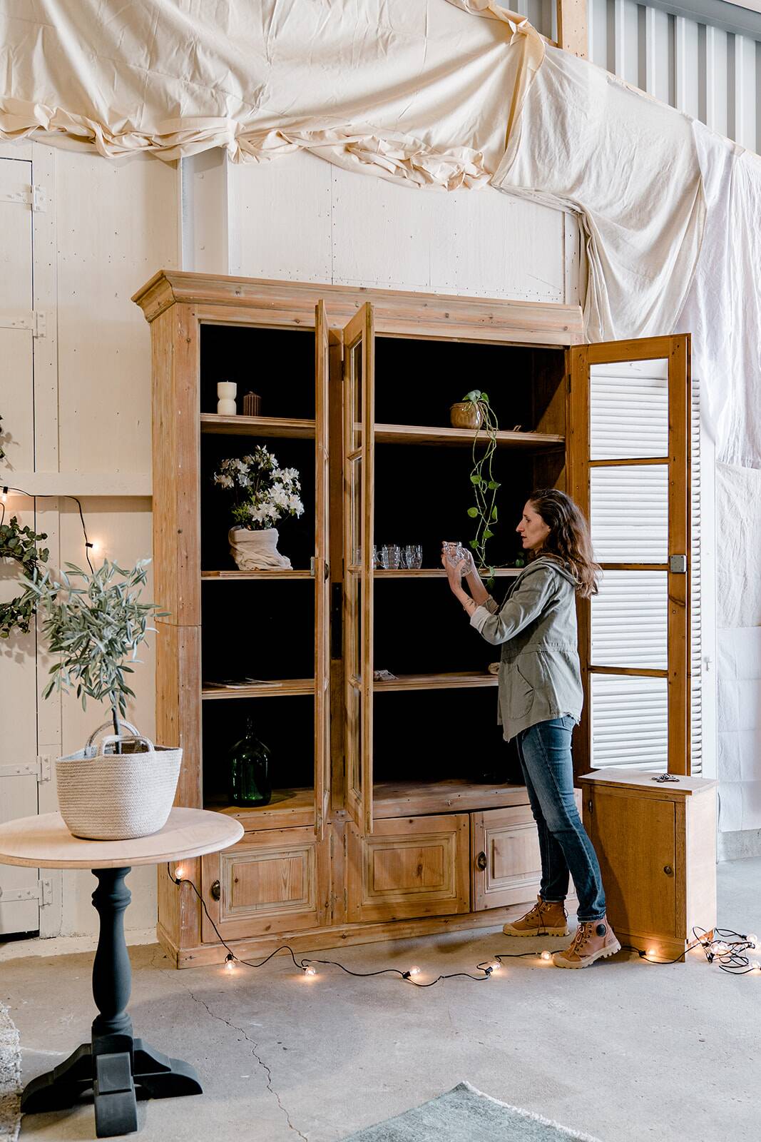 Vintage craft display case