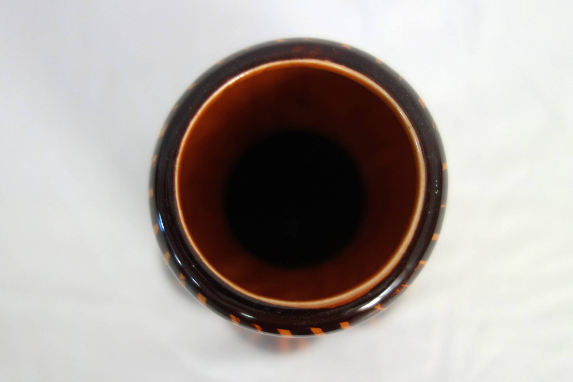 Domino Sarreguemines vase from the 50s/60s