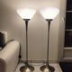 Pair of Italian floor lamps 1980 Murano glass