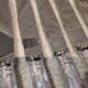 6 silver-plated table knives by Christofle Malmaison