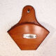 Varnished wood coffee filter holder
