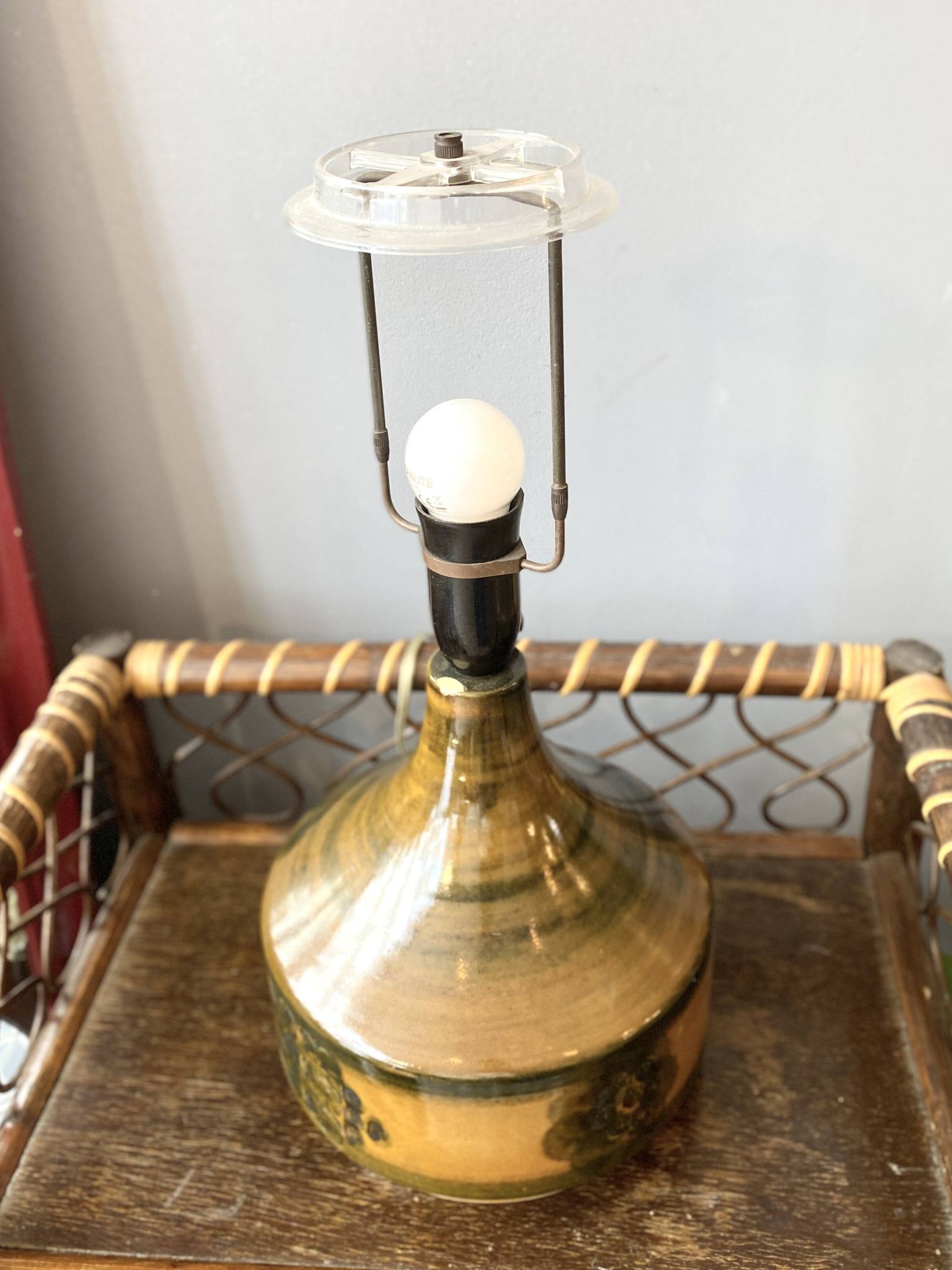 Danish ceramic lamp Hanne Stentoj 1960s