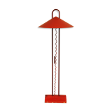 Floor lamp 1980 in red metal