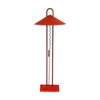 Floor lamp 1980 in red metal
