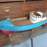 Model of a fishing boat