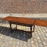 Italian Dining Table In Natural Wood Louis XVI Style XIX Eme Century