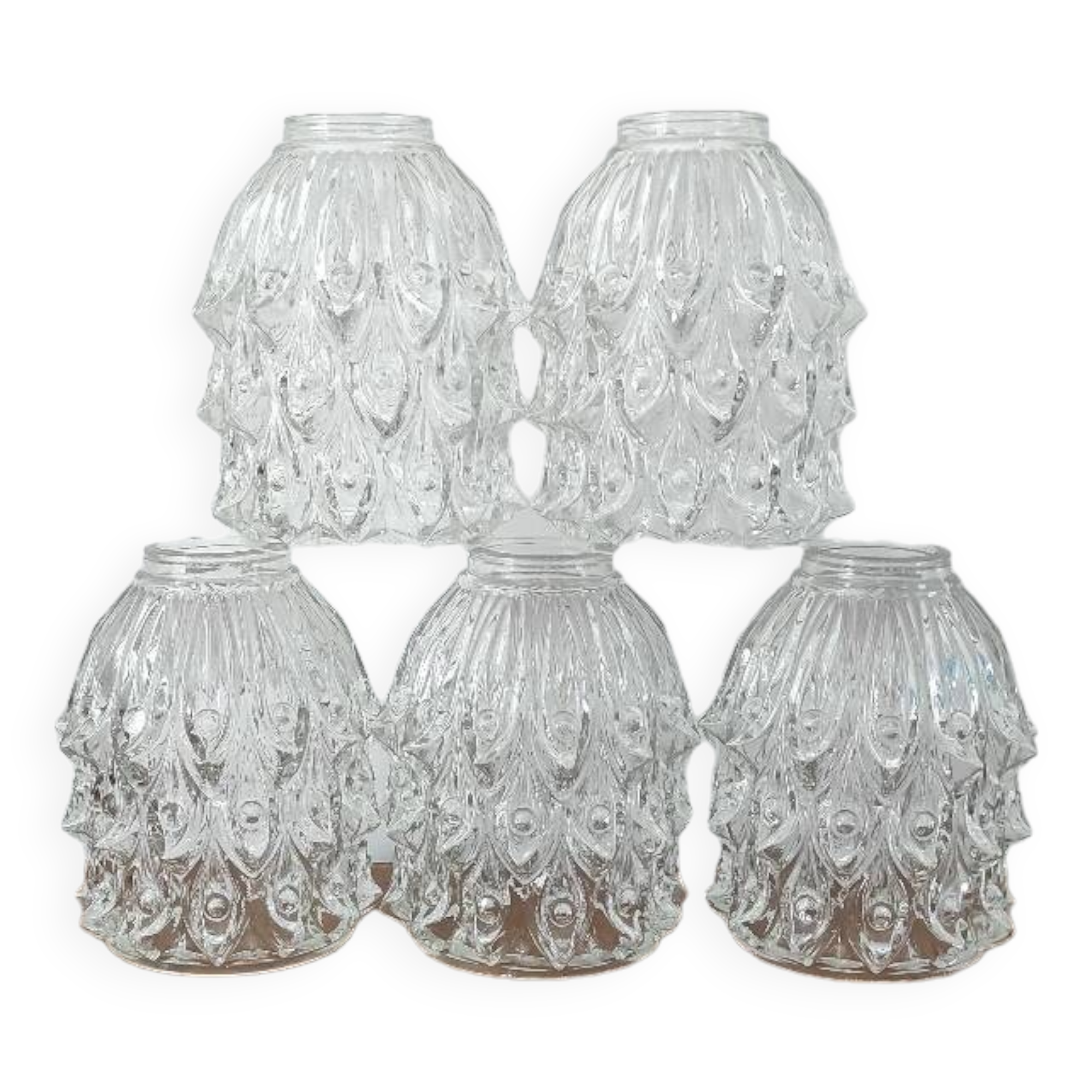 Vintage Glass Suspension Set