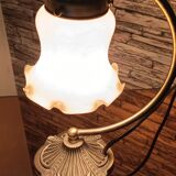 Lampe vintage opaline