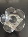 Daum crystal candle holder