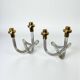Pair of pretzel candlesticks by Dorothy Thorpe, 1970s