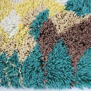 Petit tapis de design des années 50 dans le style Ege Rya, Danemark, 1970.
