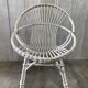 Fauteuil en rotin vintage