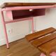 Wooden school desk