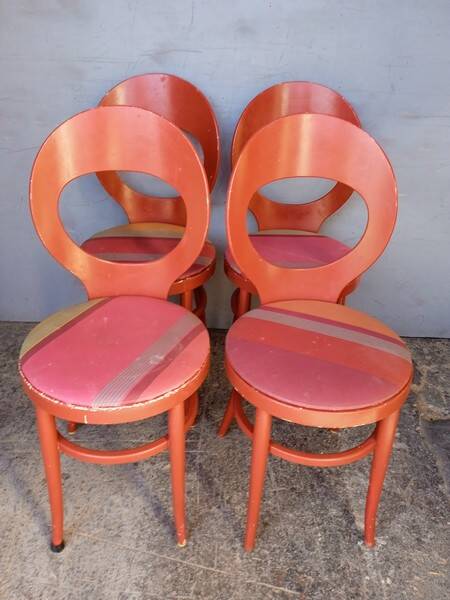 Baumann 4 vintage design seagull chairs