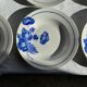 Set of 14 antique deep plates Moulin des Loups Hamage Model Edmond