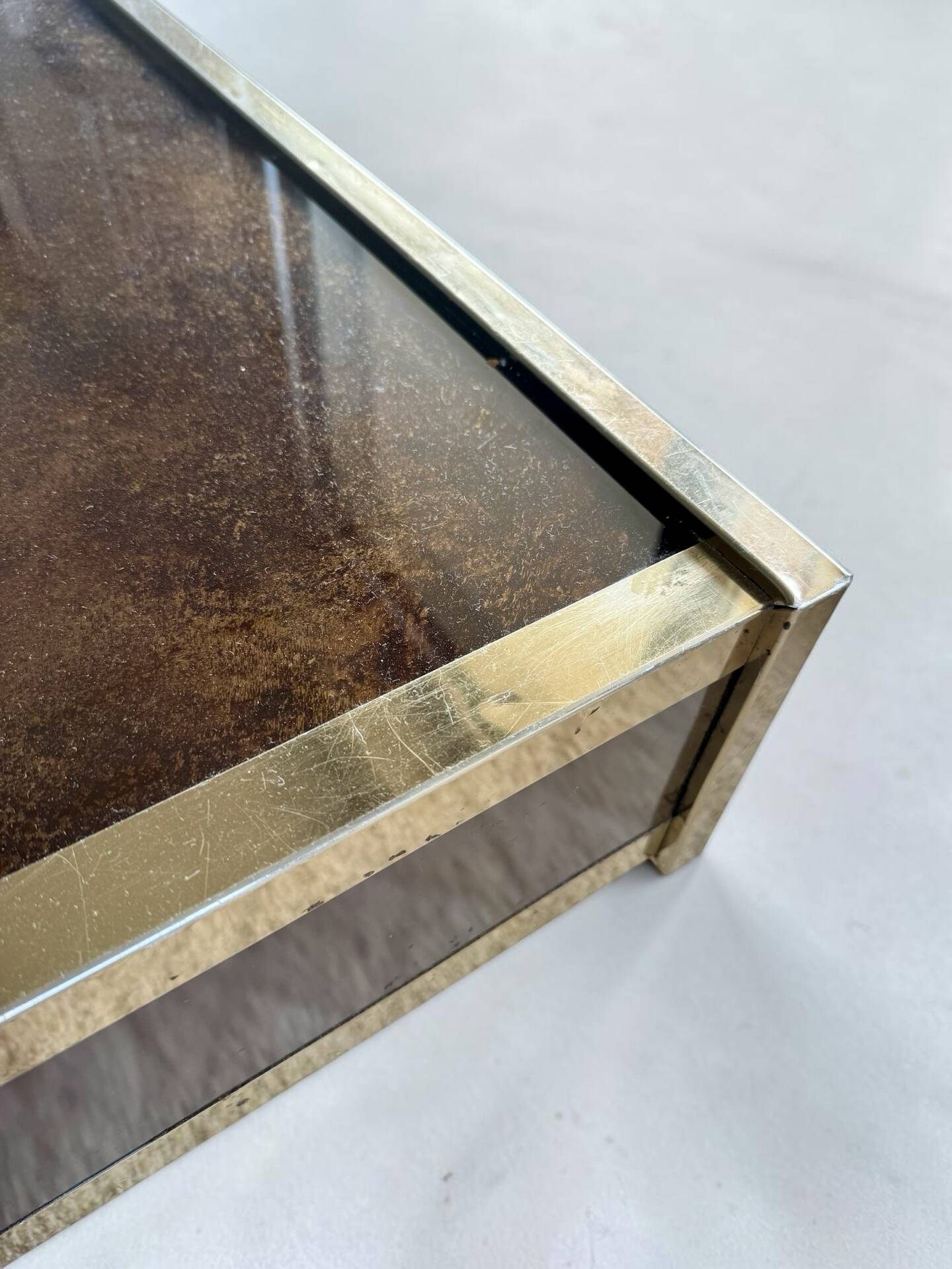 Coffee table bar Maison Lancel, Willy Rizzo style