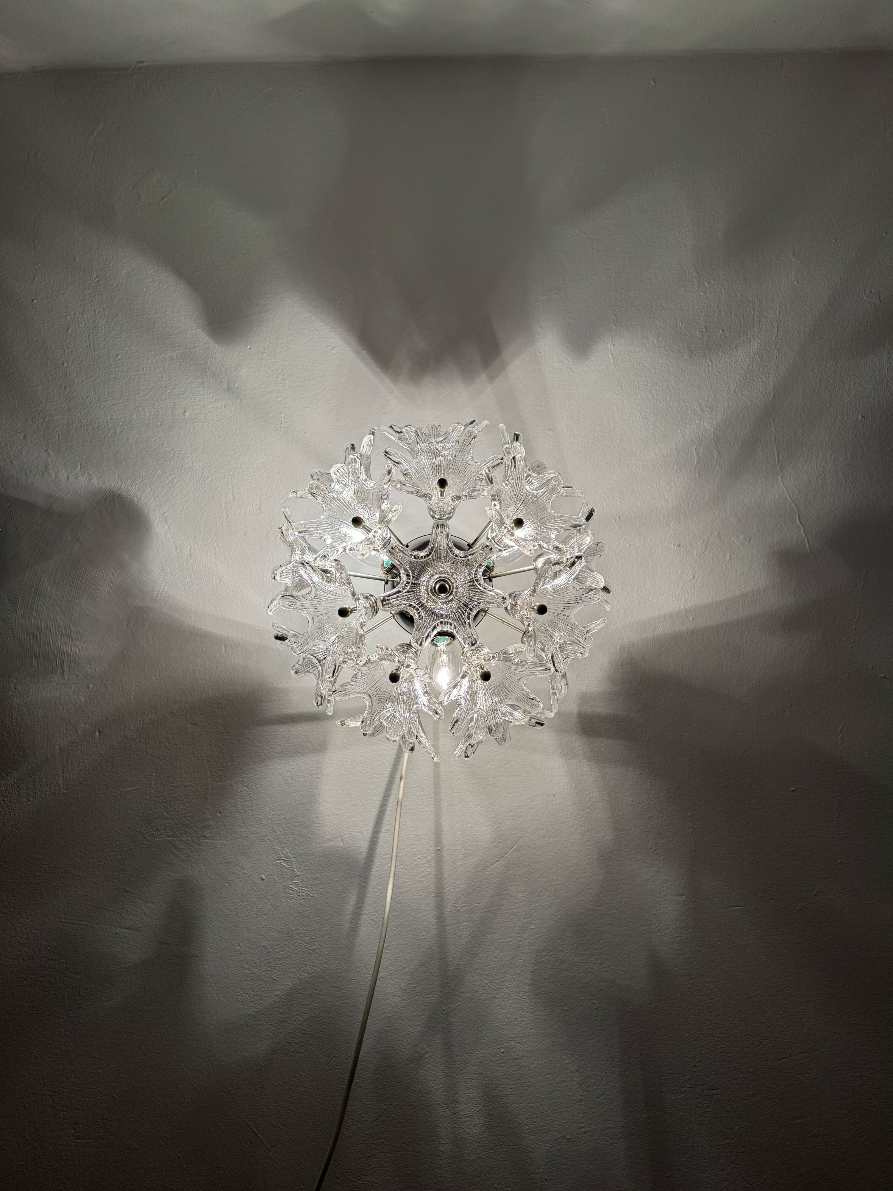 Lustre en verre de Murano par Paolo Venini pour VeArt