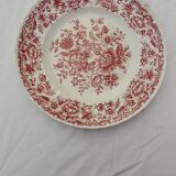 Assiette plate en faïence Staffordshire Ridgway  Ironstone modèle  Clifton diam 25 cm