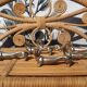 6 dachshund pattern knife holders