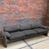 3-seater "Maralunga" sofa by Vico Magistretti