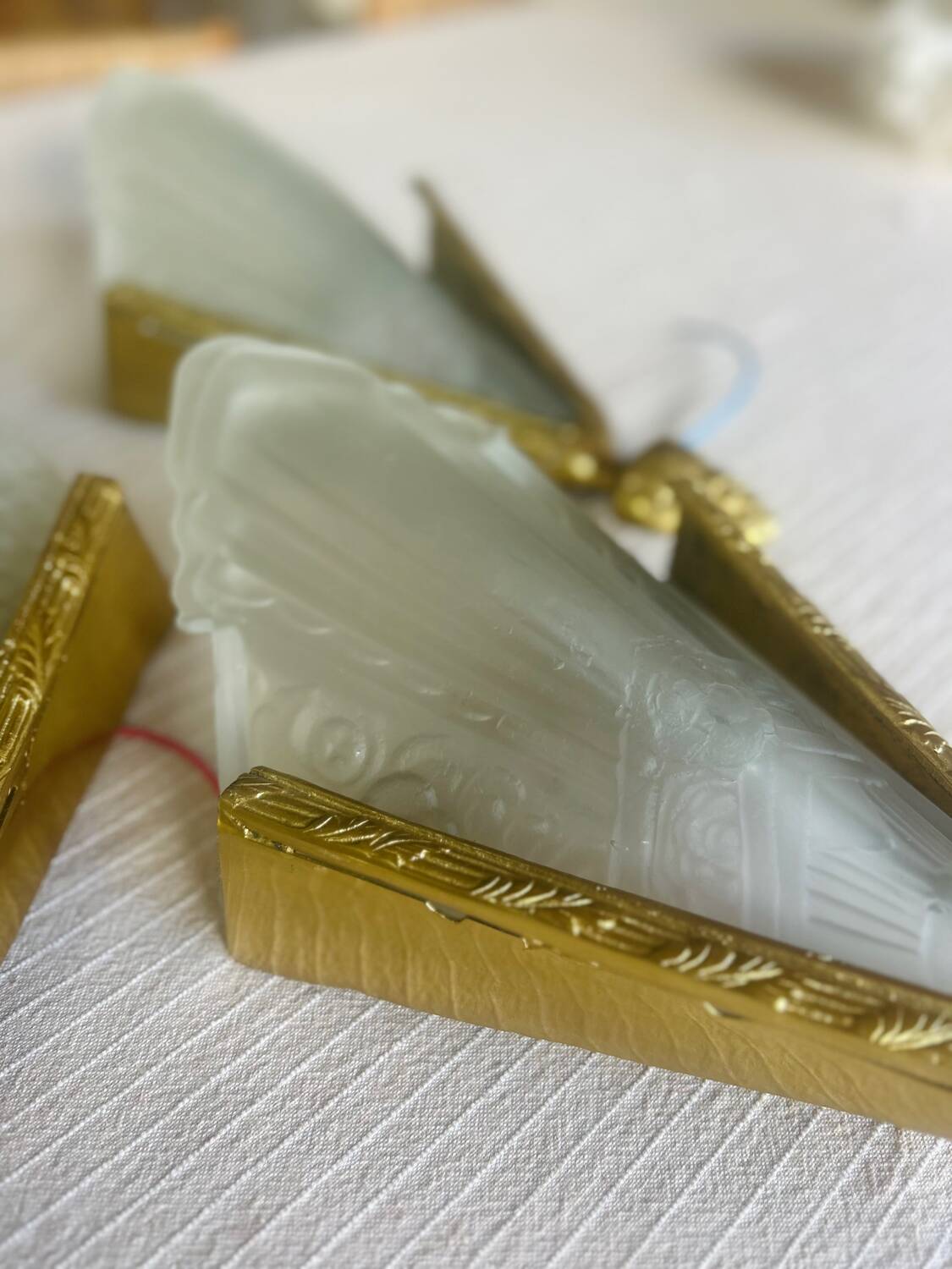 4 Art Deco wall lights