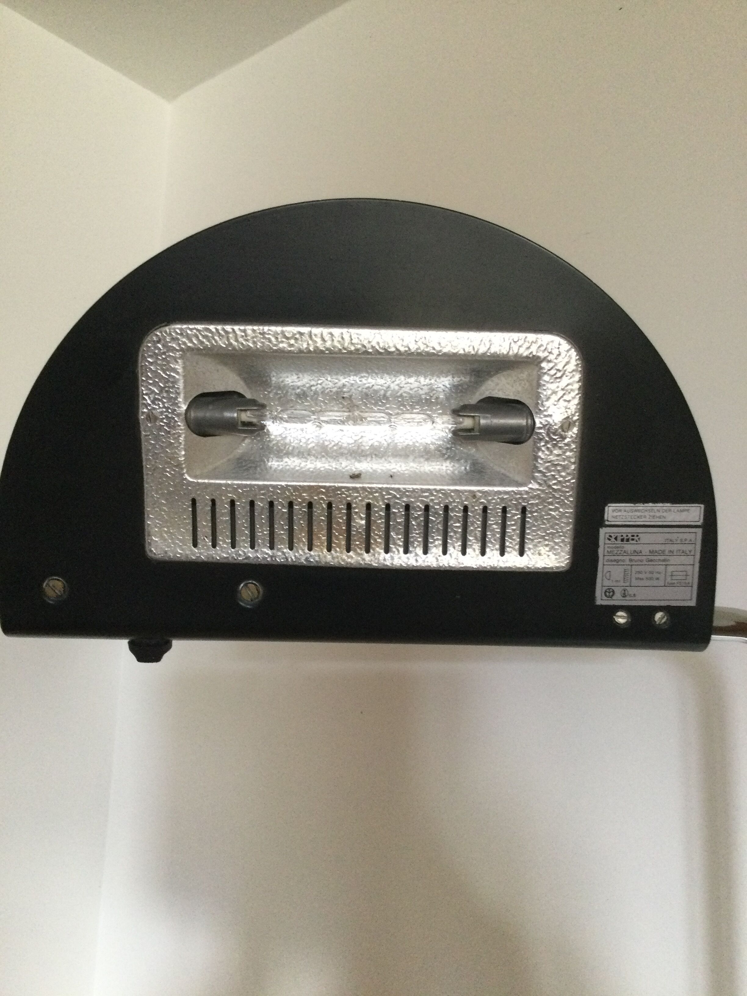 Lamp Mezzaluna de Bruno Gecchelin for Skipper 1970