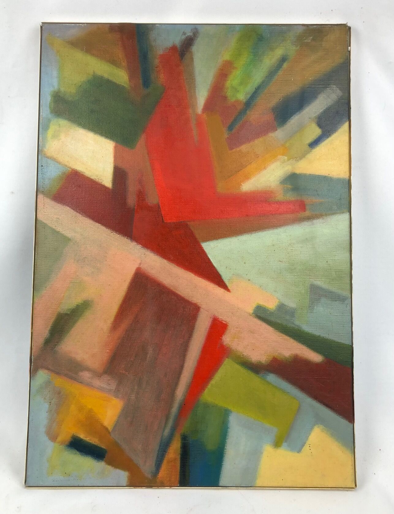 Peinture abstraite vintage