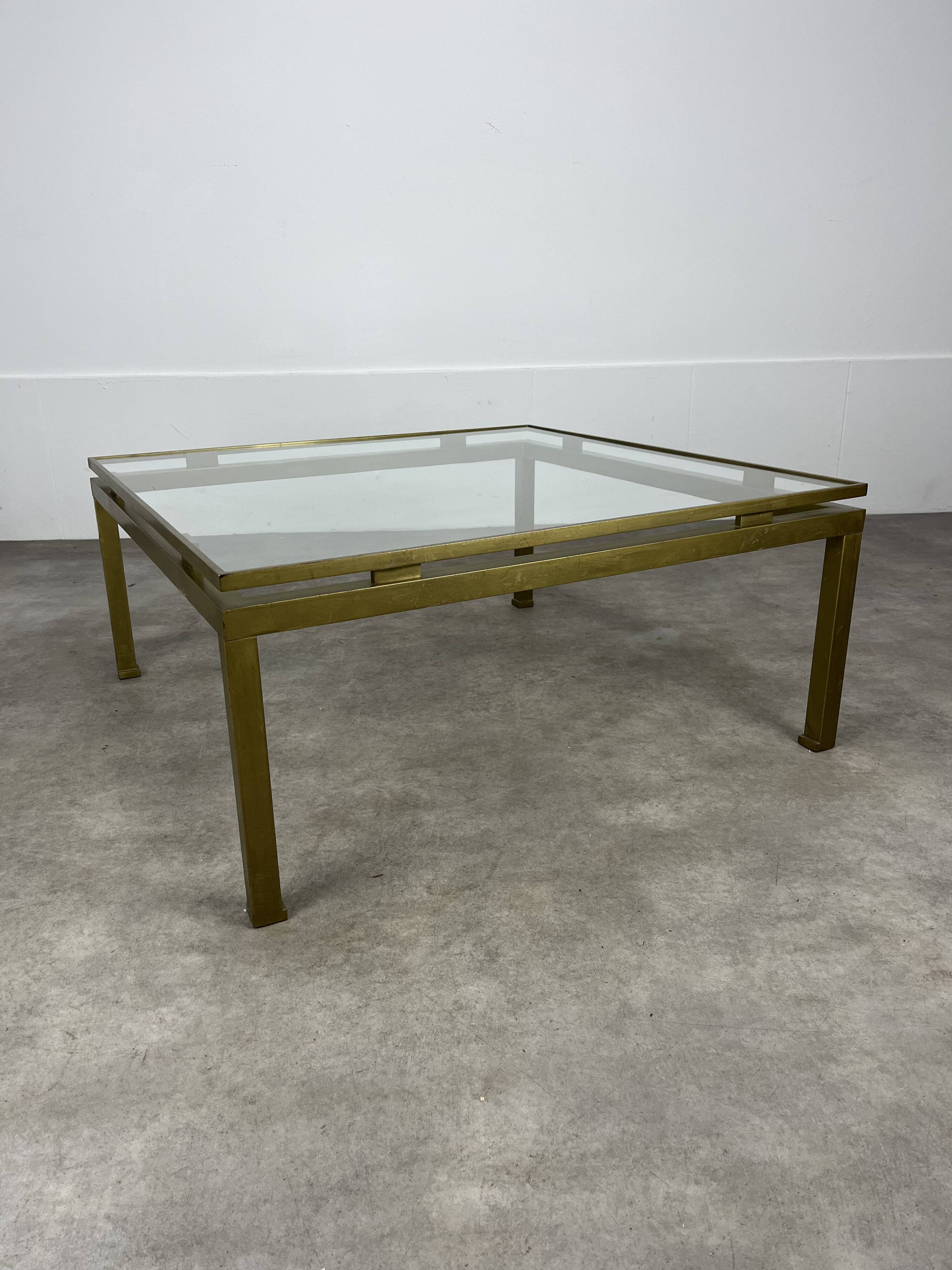 Table basse Guy Lefèvre pour Maison Jansen 1970