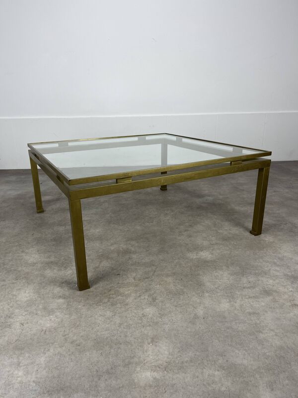 Table basse Guy Lefèvre pour Maison Jansen 1970