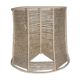 Lampshade in jute thread geometric shape 35 cm