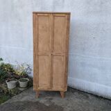 Parisian wardrobe in natural wood