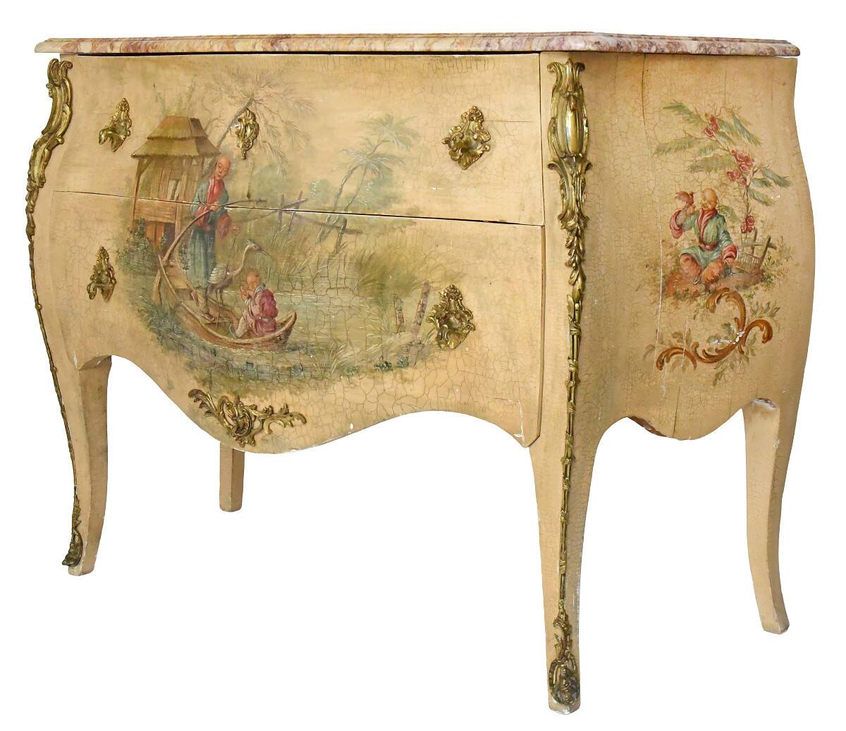 Louis XV style chest of drawers