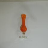 Opaline glass crystal vase