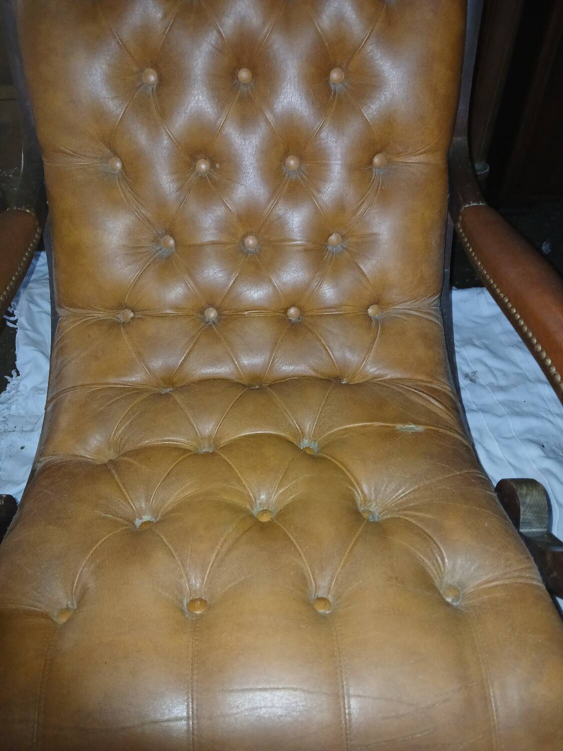 Chesterfield armchair