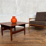 Scandinavian teak coffee table by Karl Sørlie and produced by Sørlie & Sonner 1960