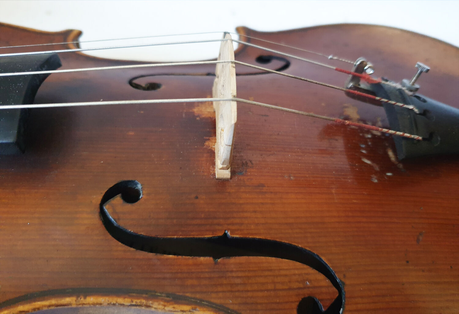 Old violin 4/4 + accessories stanislav plzdni 1920