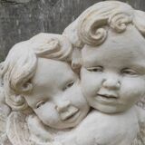 Décor en stuc figurant des anges
