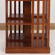 Revolving bookcase, rotating furniture (book mill), mahogany, three floors.