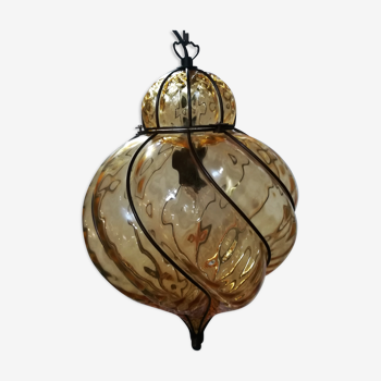 Lanterne vénitienne en verre Murano