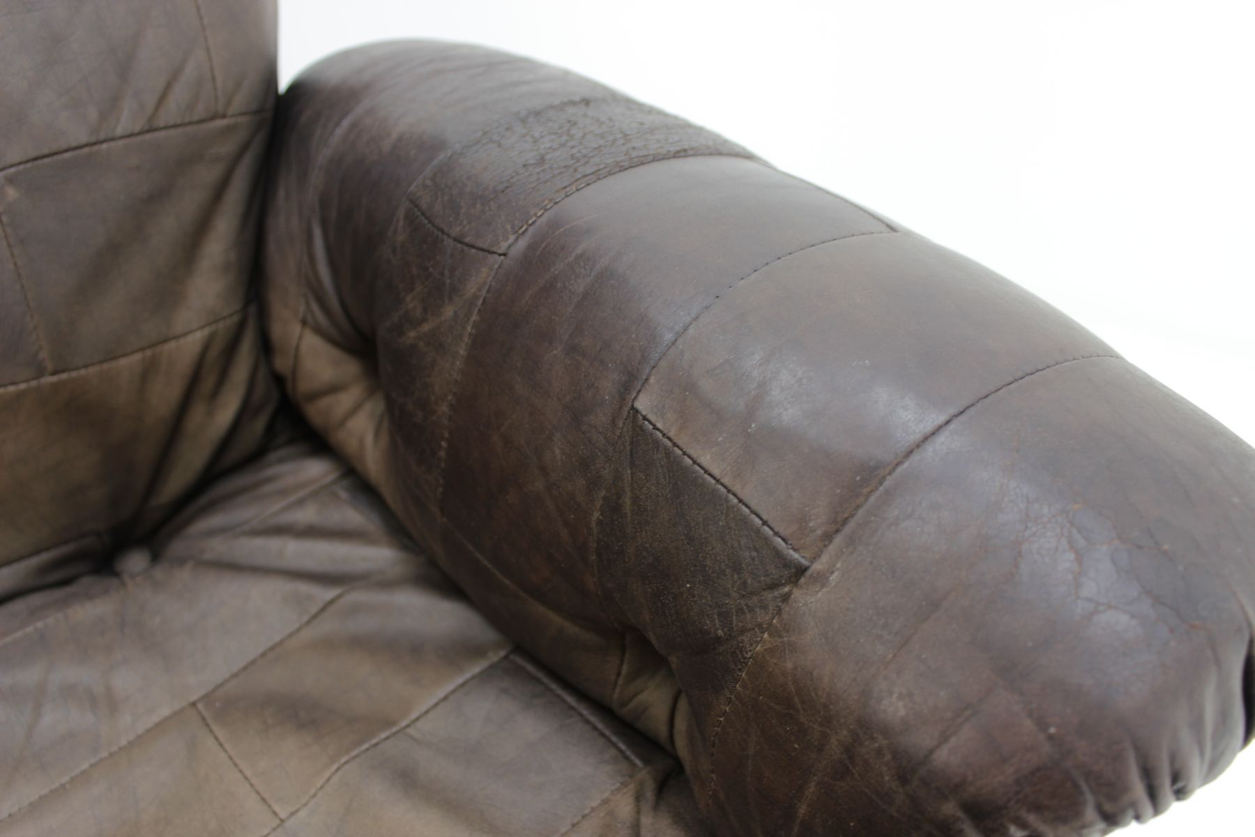 Scandinavian armchairs leather 1970 s