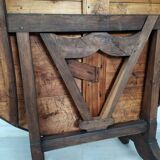 Rustic winemakers table