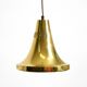 60s Hans-Agne Jakobsson brass pendant lamp Model T 598, by Markaryd Sweden
