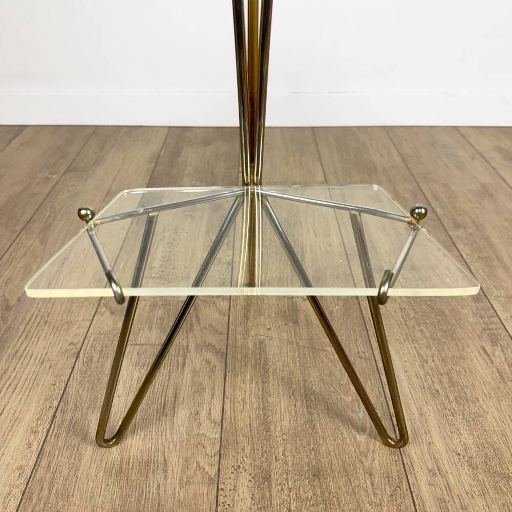 Cendrier sur pied graphique, milieu XXème