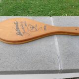 Pair of wooden "la cancha" snowshoes, Basque Country, Peleton, 1960