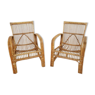 Vintage rattan chairs
